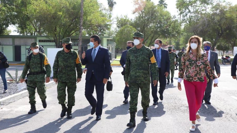 Asistió Alcaldesa de Reynosa a toma de posesión del Comandante de la Octava Zona Militar 