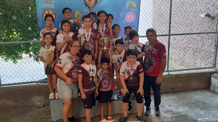Logra equipo de Natación del IMD destacada participación Estatal