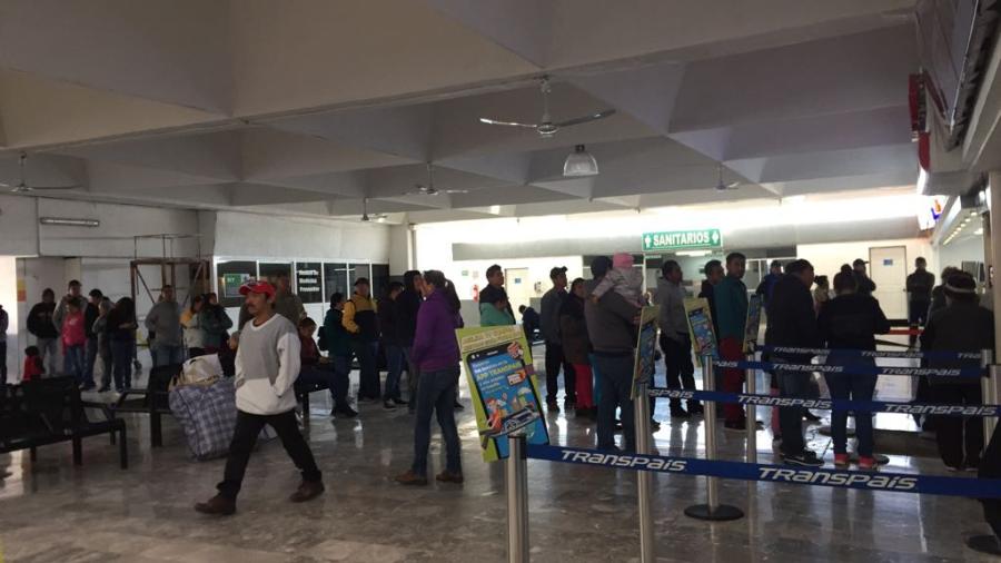 Agotados boletos en Central de autobuses