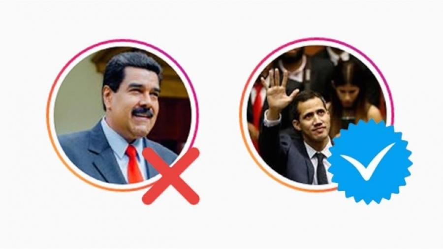 Instagram le retira verificación a Nicolás Maduro y se la otorga a Guaidó