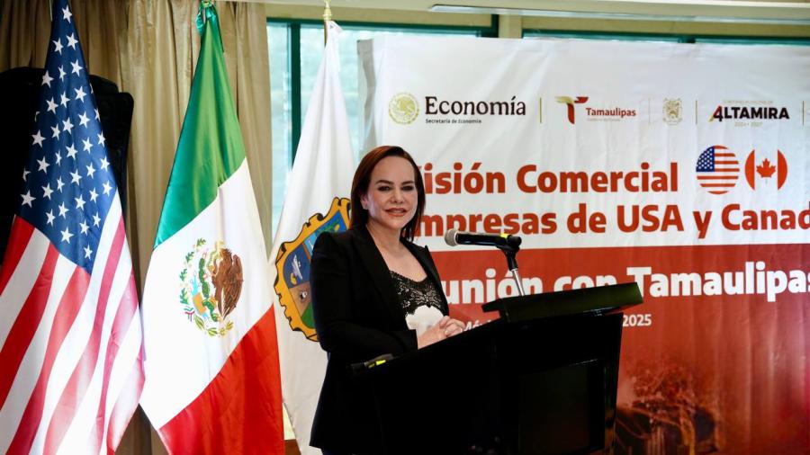 Impulsa Carmen Lilia Canturosas ventajas competitivas de Nuevo Laredo ante empresas de Estados Unidos y Canadá