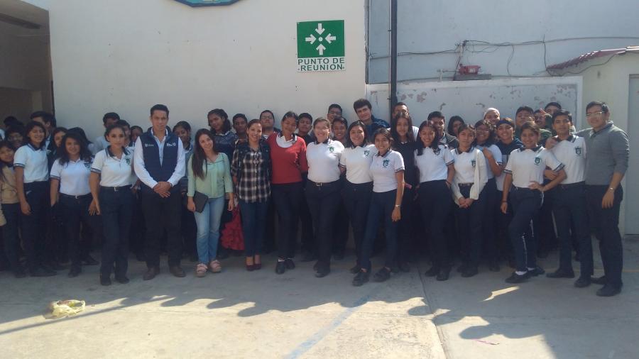 Jóvenes Tamaulipas imparte plática sobre “violencia de género” a estudiantes de Altamira