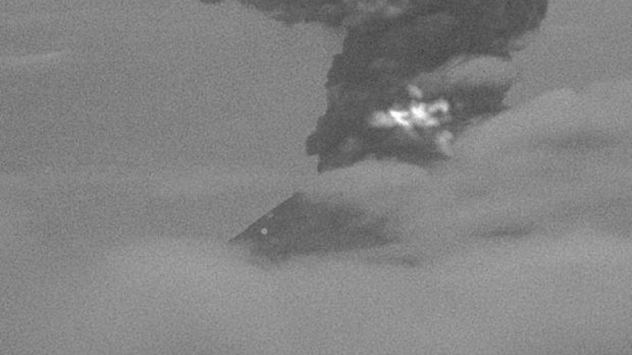  Captan explosión del volcán Popocatépetl