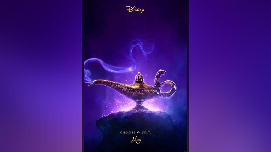 Revelan póster del live-action de "Aladdin"