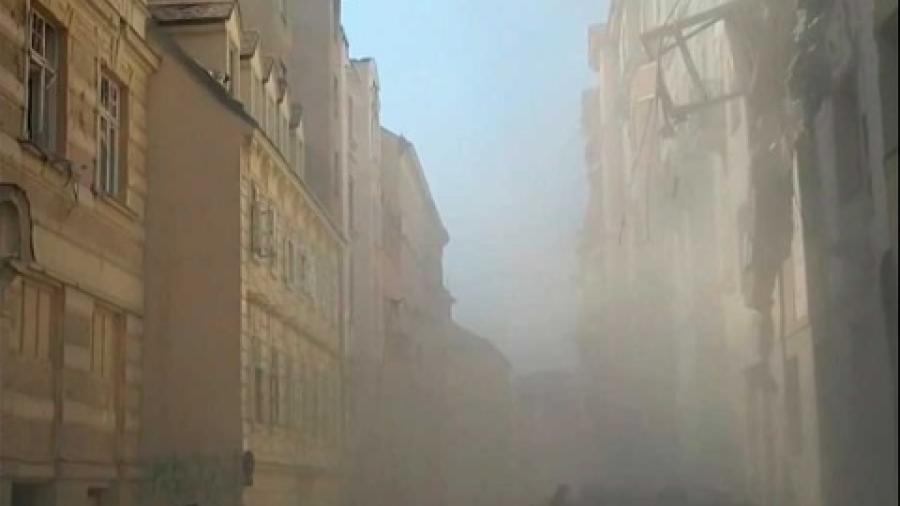 Explosión de gas provoca derrumbe de dos edificios en Austria