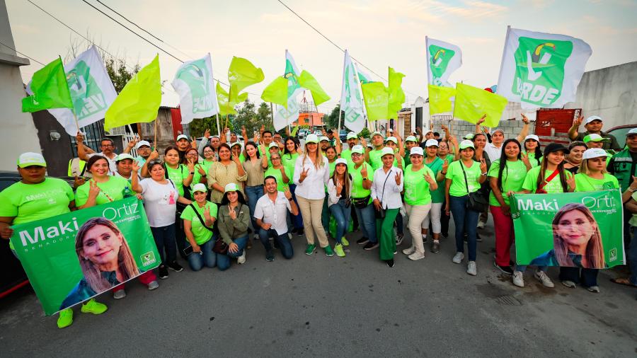 Crece número de simpatizantes de Maki Esther Ortiz Domínguez y Eugenio Hernández Flores