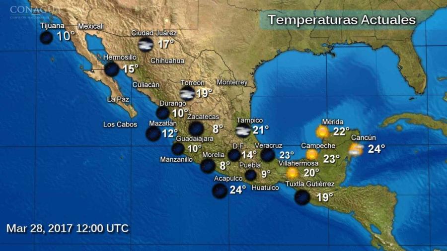 Se prevén fuertes vientos en el norte del país