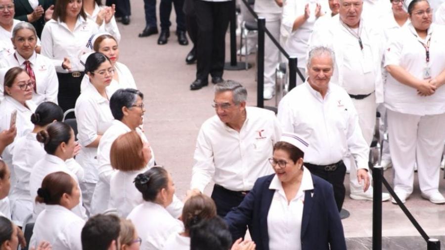 Impulsa Américo mejores condiciones laborales para personal de enfermería en Tamaulipas