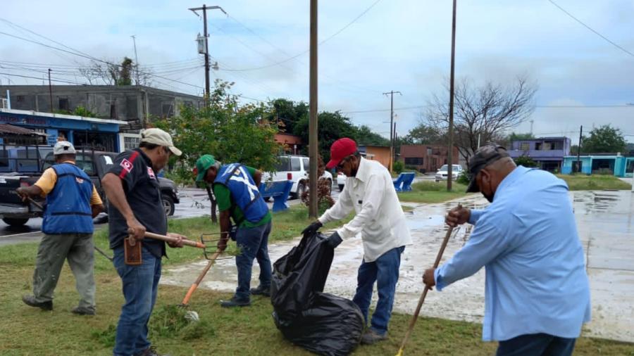 Sanea y rehabilita Municipio de Reynosa las plazas públicas 
