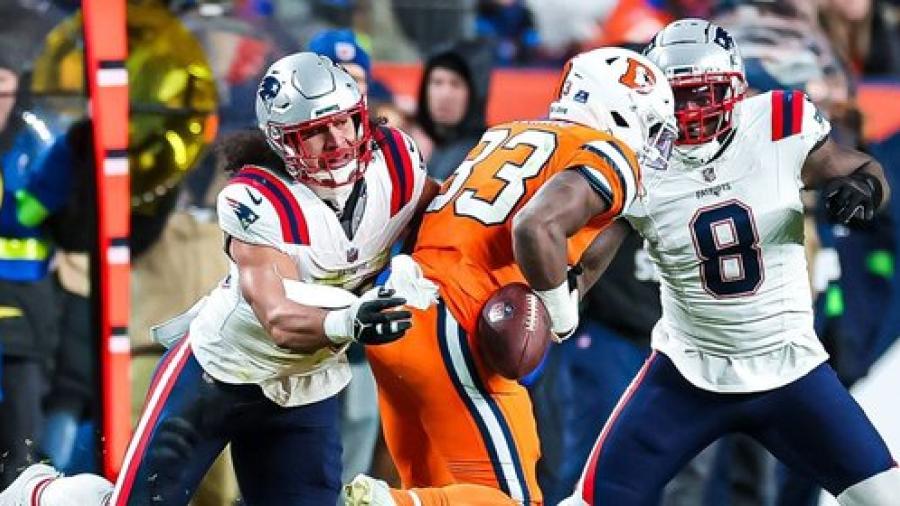 Patriots sorprenden a Broncos y los alejan de playoffs