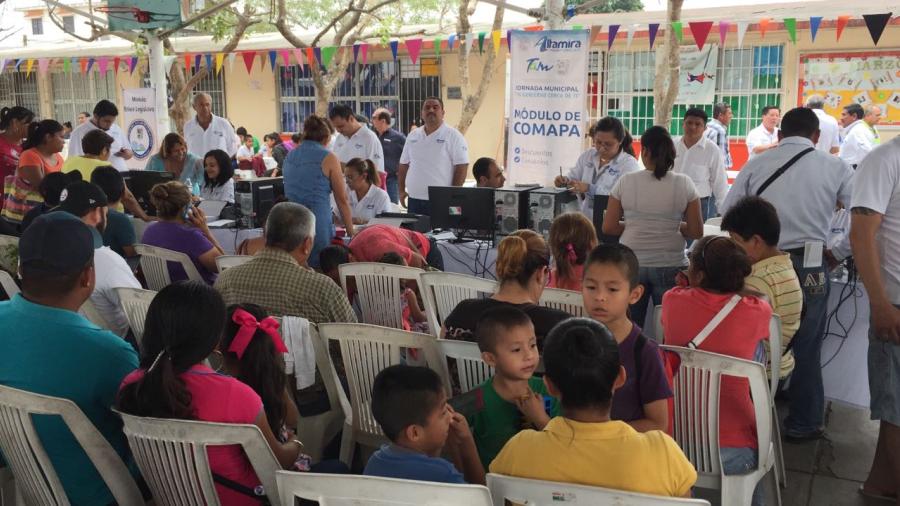 En jornadas ciudadanas atiende Comapa Altamira a más de 4 mil personas