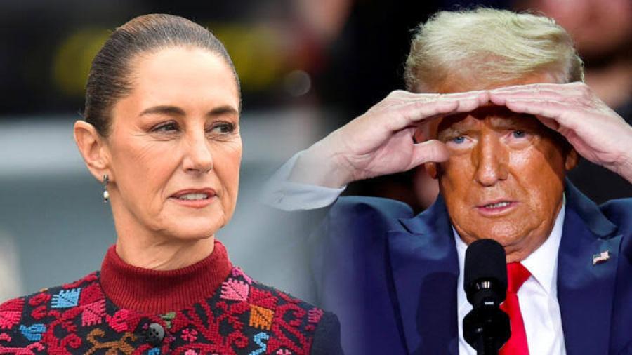 Trump presiona a Sheinbaum para que permita mayor presencia militar de EU contra los cárteles: WSJ