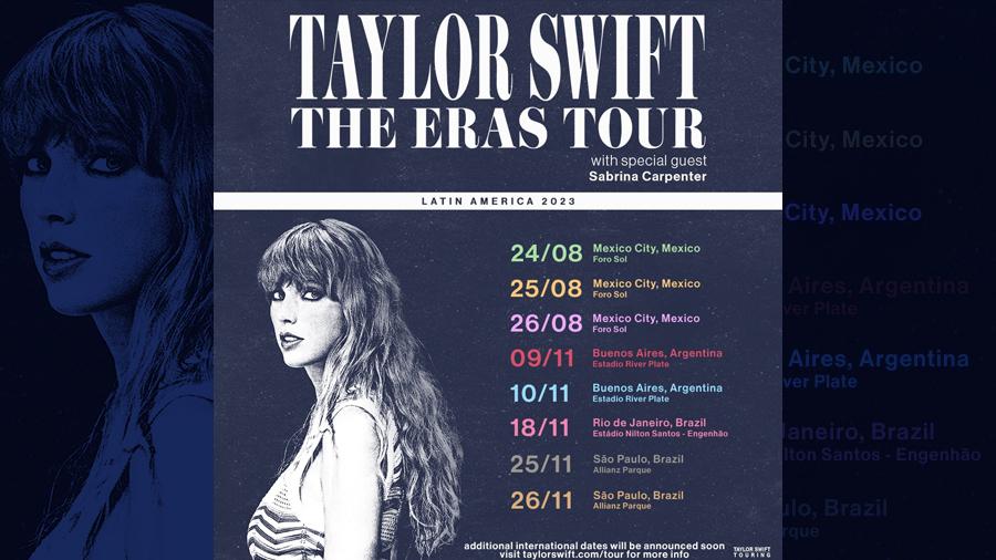 Taylor Swift anuncia conciertos en México