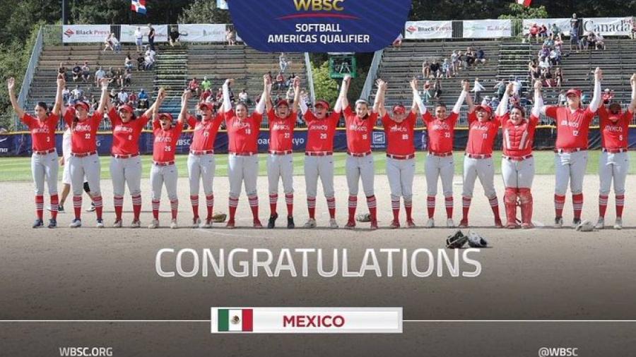 Equipo mexicano de softbol femenil, califica por primera vez en su historia a los Juegos Olímpicos 
