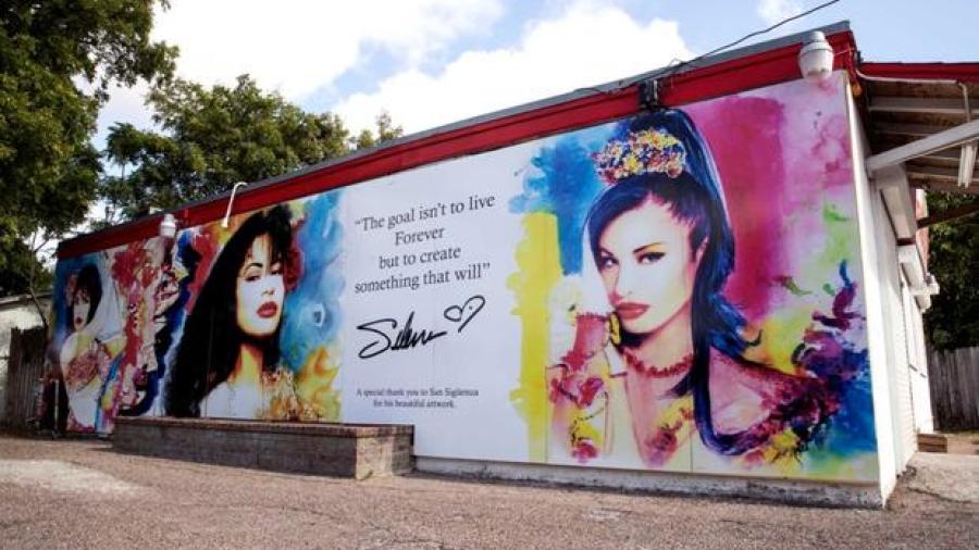 Nuevo mural de Selena adorna su barrio en Texas