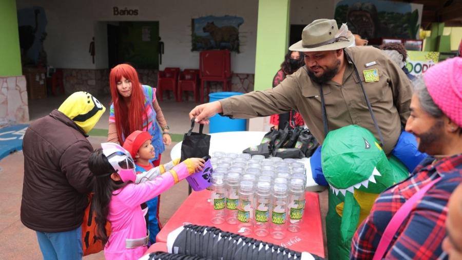 Niños festejan Halloween en zoológico de Nuevo Laredo