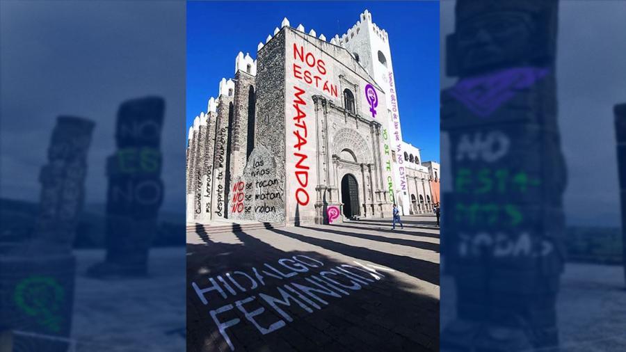 Realizan pintas virtuales para protestar contra feminicidios en Hidalgo 