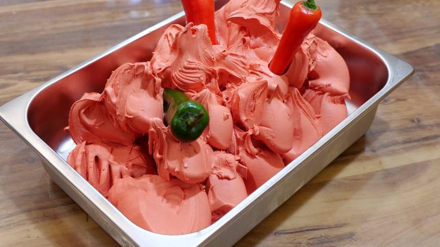 Este helado pica 500 veces más que la salsa Tabasco