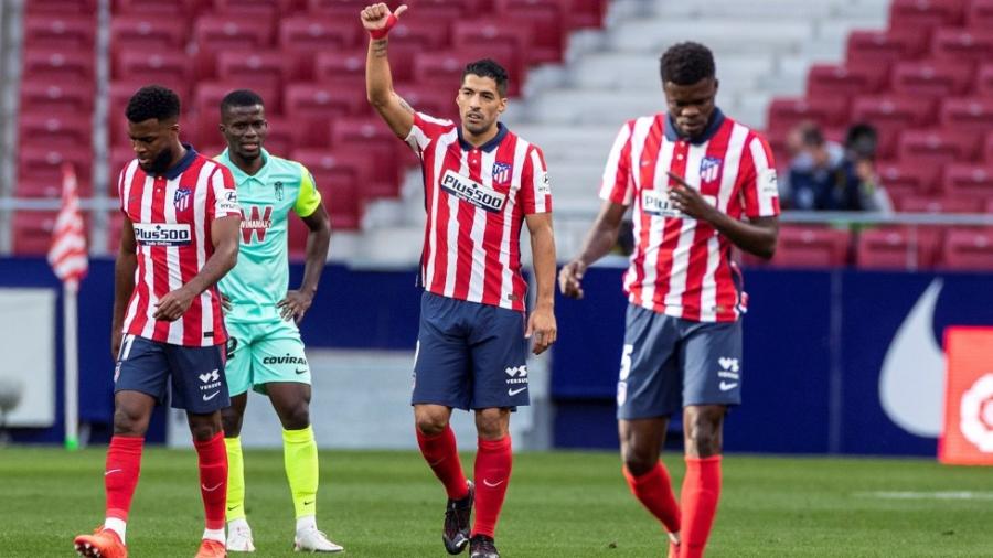 Luis Suárez marca doblete en su debut con el Atlético de Madrid