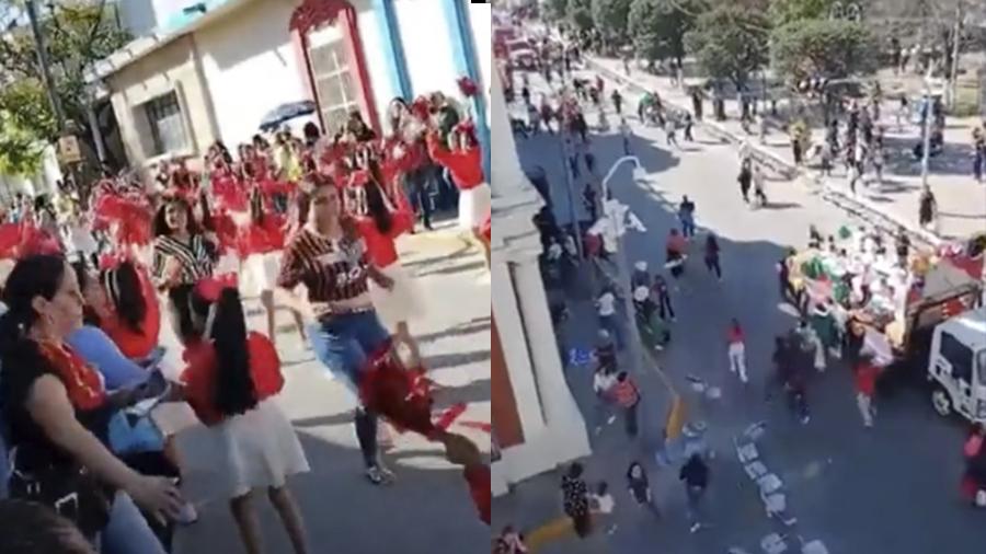 Disparos en desfile del 20 de noviembre en Linares, Nuevo León causa pánico