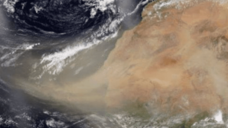 Hoy entra nueva nube de polvo del Sahara a México
