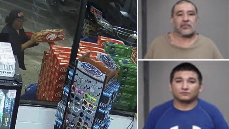 Capturan a dos hombres tras robar varios paquetes de refrescos