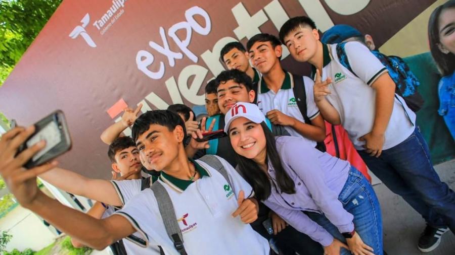 Participan jóvenes de Río Bravo en Expo Juventud que lleva a cabo el Gobierno de Tamaulipas