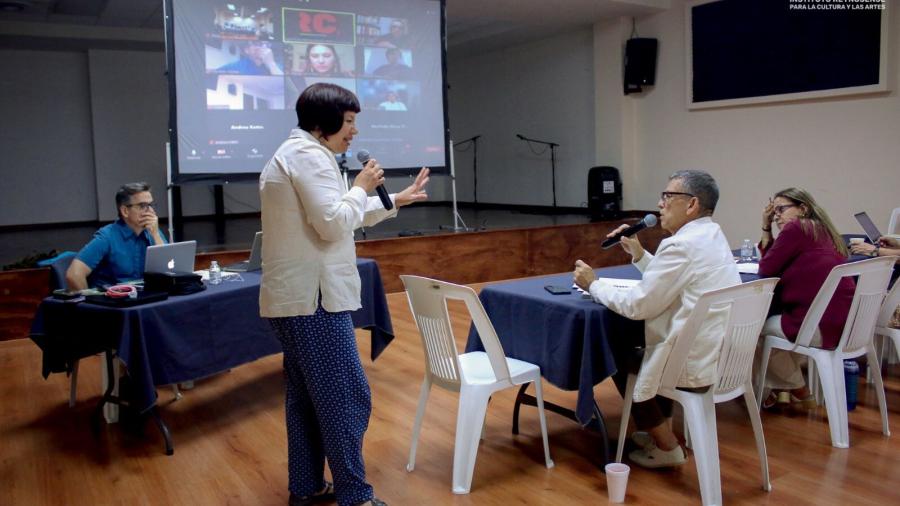 Brindó Gobierno de Carlos Peña Ortiz herramientas para gestores culturales en el 2023