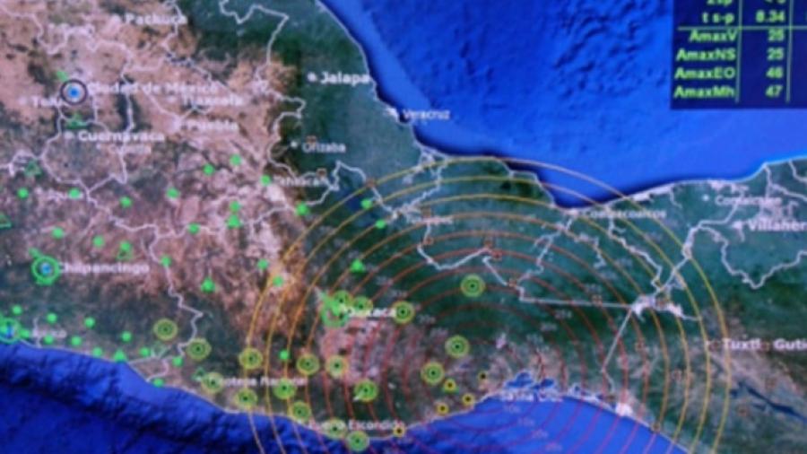 SSN reporta sismo de 5.5 en Salina Cruz, Oaxaca