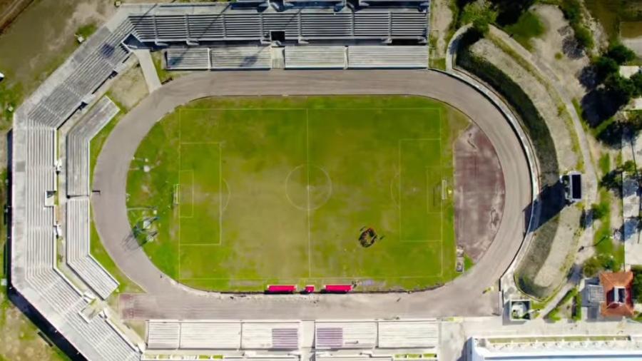 Avanza la rehabilitación de la pista de Tartán en el Polideportivo de Reynosa