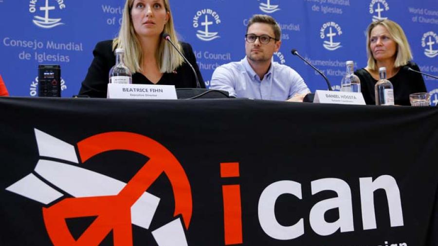 La campaña antinuclear recibe el Nobel de la Paz