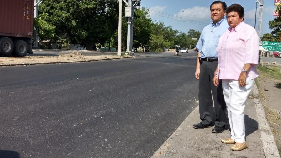 Rehabilita gobierno de Tampico accesos a la ciudad