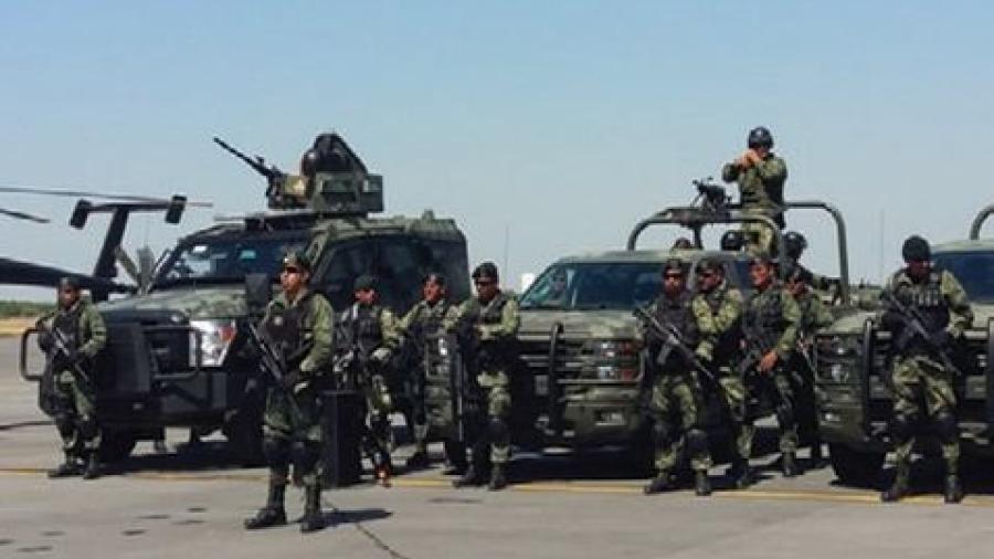 Elementos militares llegan a Tamaulipas: Sedena  