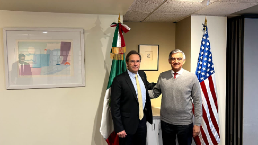 Gobernador y Embajador de México en EU promueven inversiones para Tamaulipas