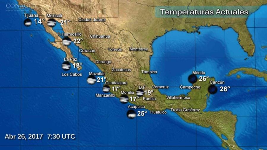 Ambiente caluroso predominará en la mayor parte del país