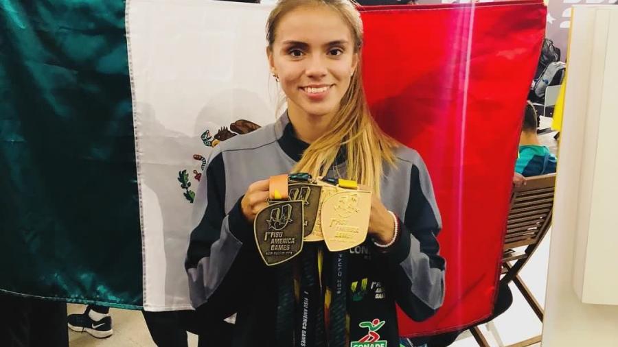 Dania Aguillón logra oro en los Juegos Panamericanos Universitario
