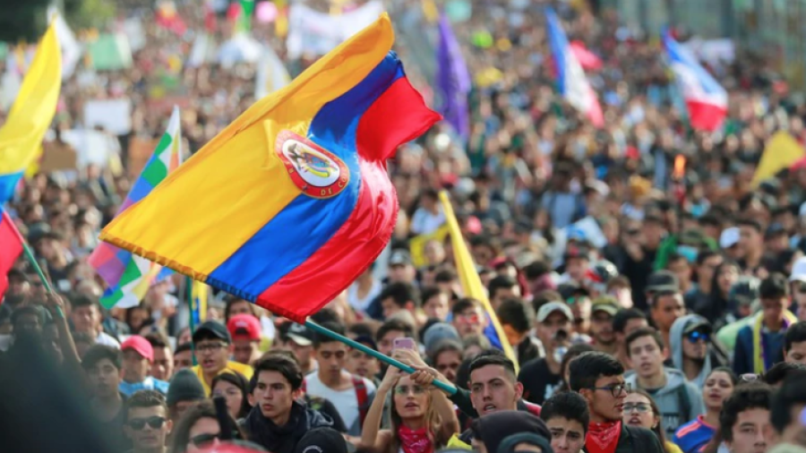 Se registra tercer paro nacional en contra del gobierno de Colombia