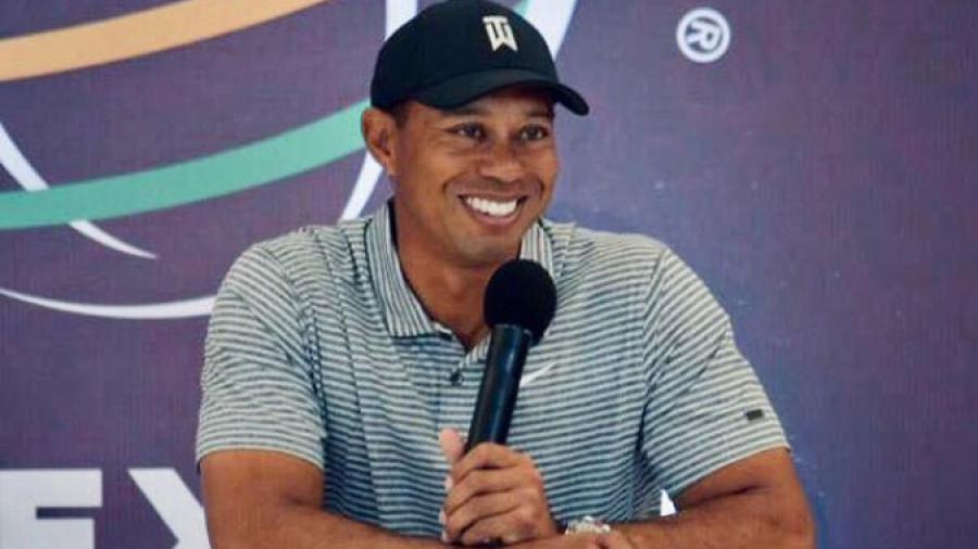 Es emocionante jugar por primera vez en México: Tiger Woods