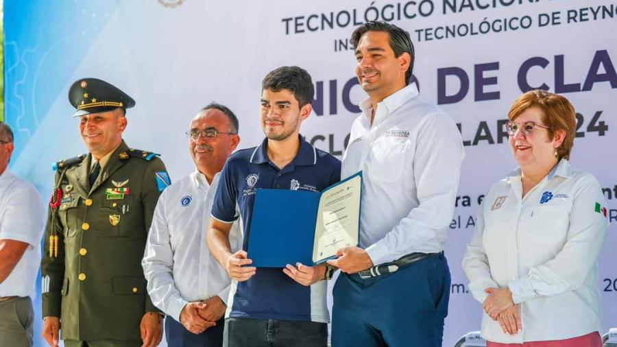 Inauguró Carlos Peña Ortiz nuevo ciclo en la educación profesional en Reynosa