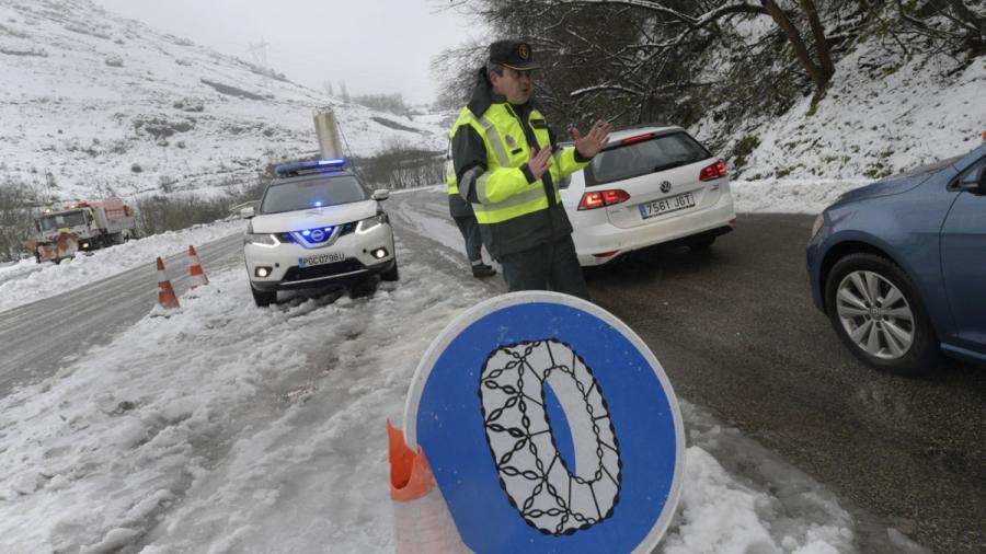 Afectaciones en España tras temporal de nieve