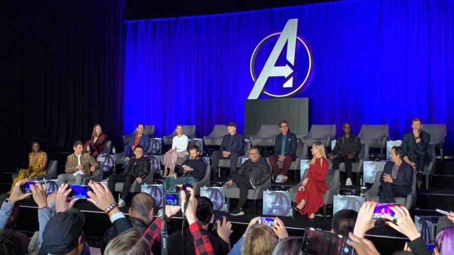 Conferencia de prensa de 'Avengers: Endgame' con asientos vacíos