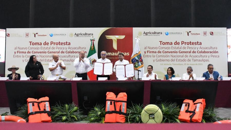 Fortalecen Gobierno de Tamaulipas y CONAPESCA alianza por el desarrollo pesquero