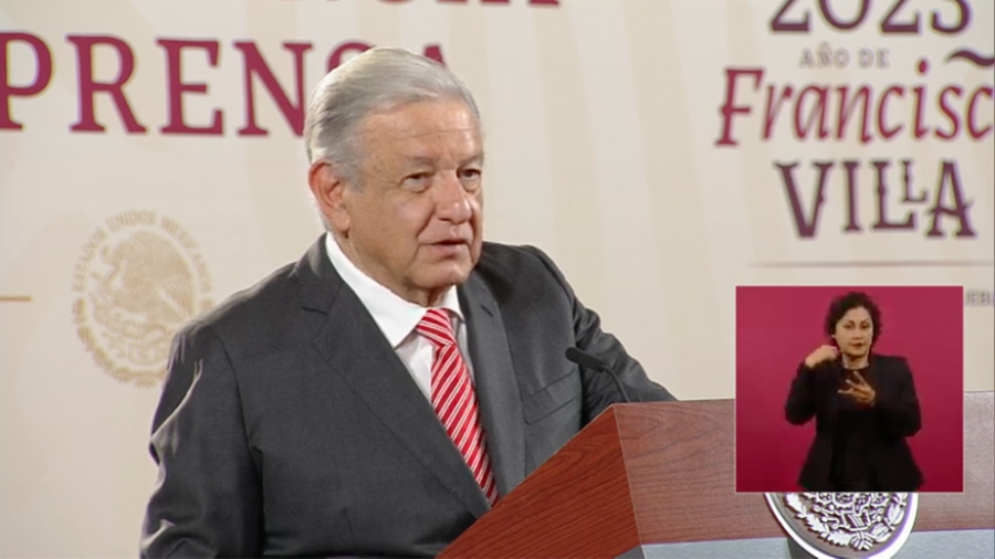Descarta AMLO relaciones económicas con Perú si no hay "normalidad democrática"