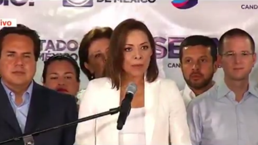 Reconoce Josefina derrota en Edomex