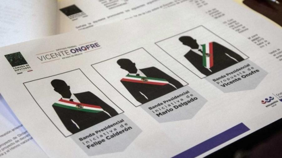 Cambiar&aacute;n orden de colores de Banda Presidencial