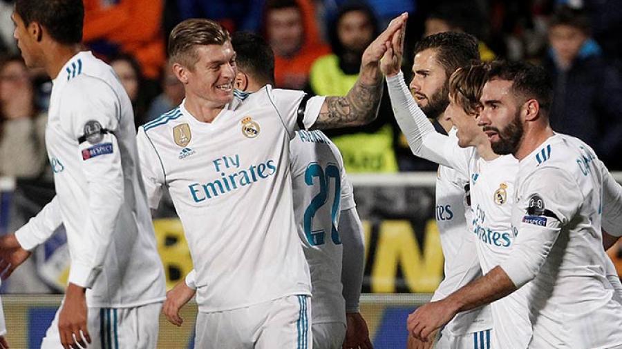 Real Madrid golea golea en Champions