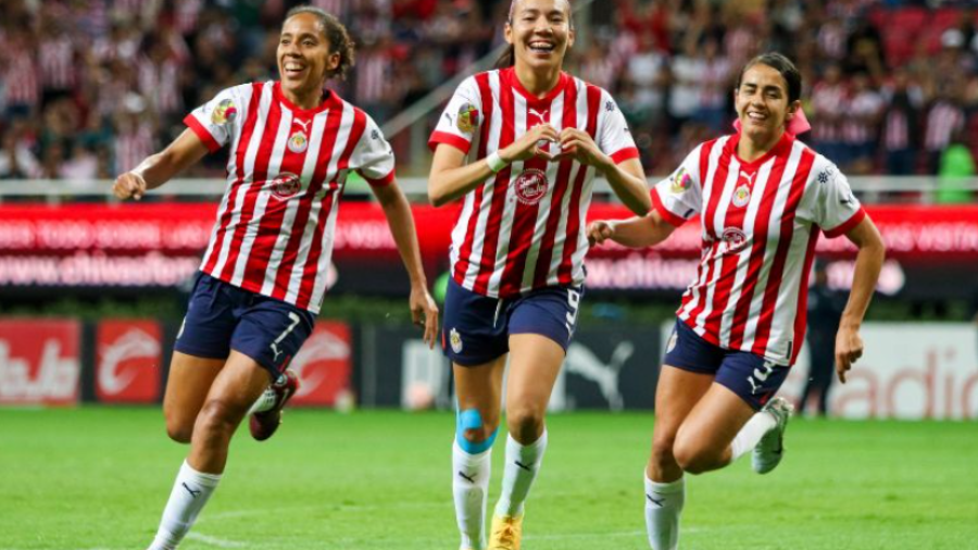 Chivas femenil golea al Necaxa en el Akron