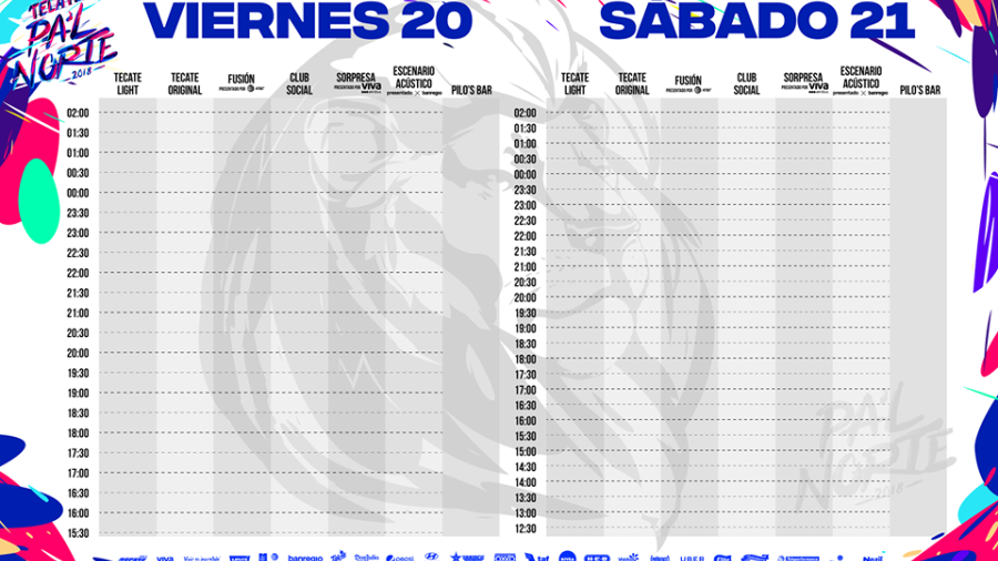 ¡Pál Norte 2018 revelará sus horarios la próxima semana!