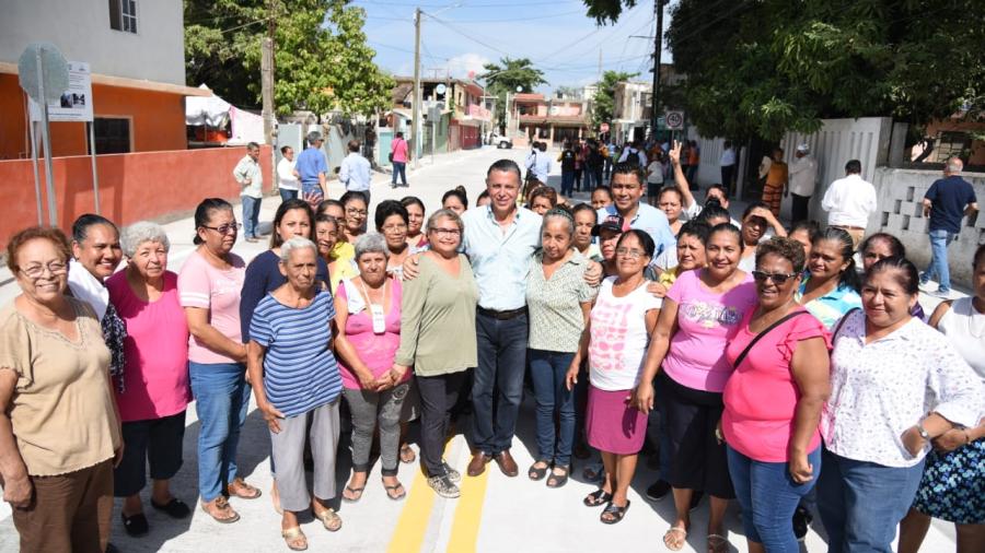 Mantiene Tampico acciones en obras de pavimentación