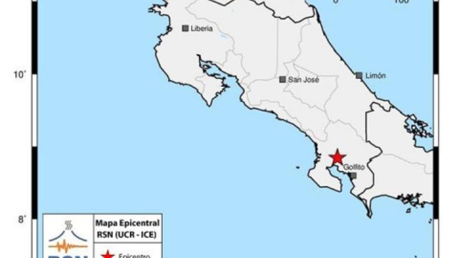 Sismo de 6.2 sacude Costa Rica
